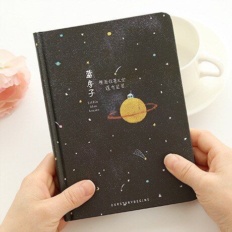 Korean Creative A5 Paper Notebook Color Pages Cute Hardcover Diary Planner Note Book School Office Stationery Supplies