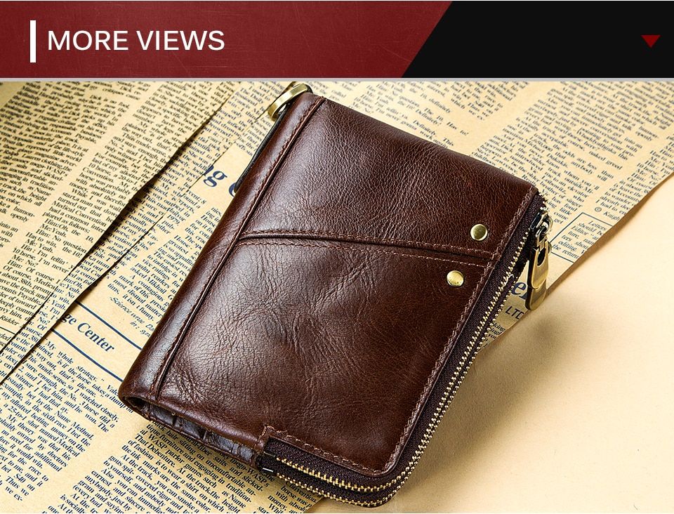 Coin Purse Small Mini Card Holder Chain PORTFOLIO Portomonee Male Min Walet Free Engraving