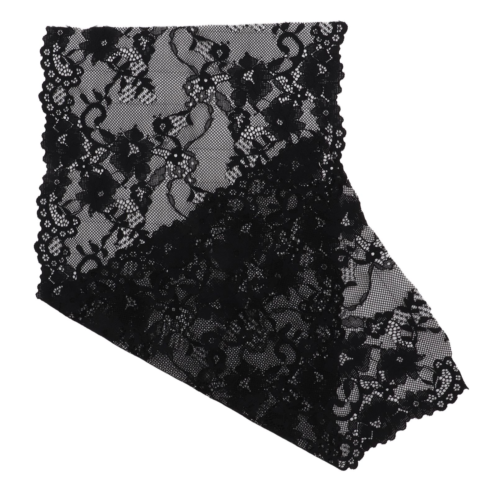 Himeng La Lace Ribbon 24cm Wide 10 Yards Good Elasticity Safe Use Simple Operation Clothing Accessories
