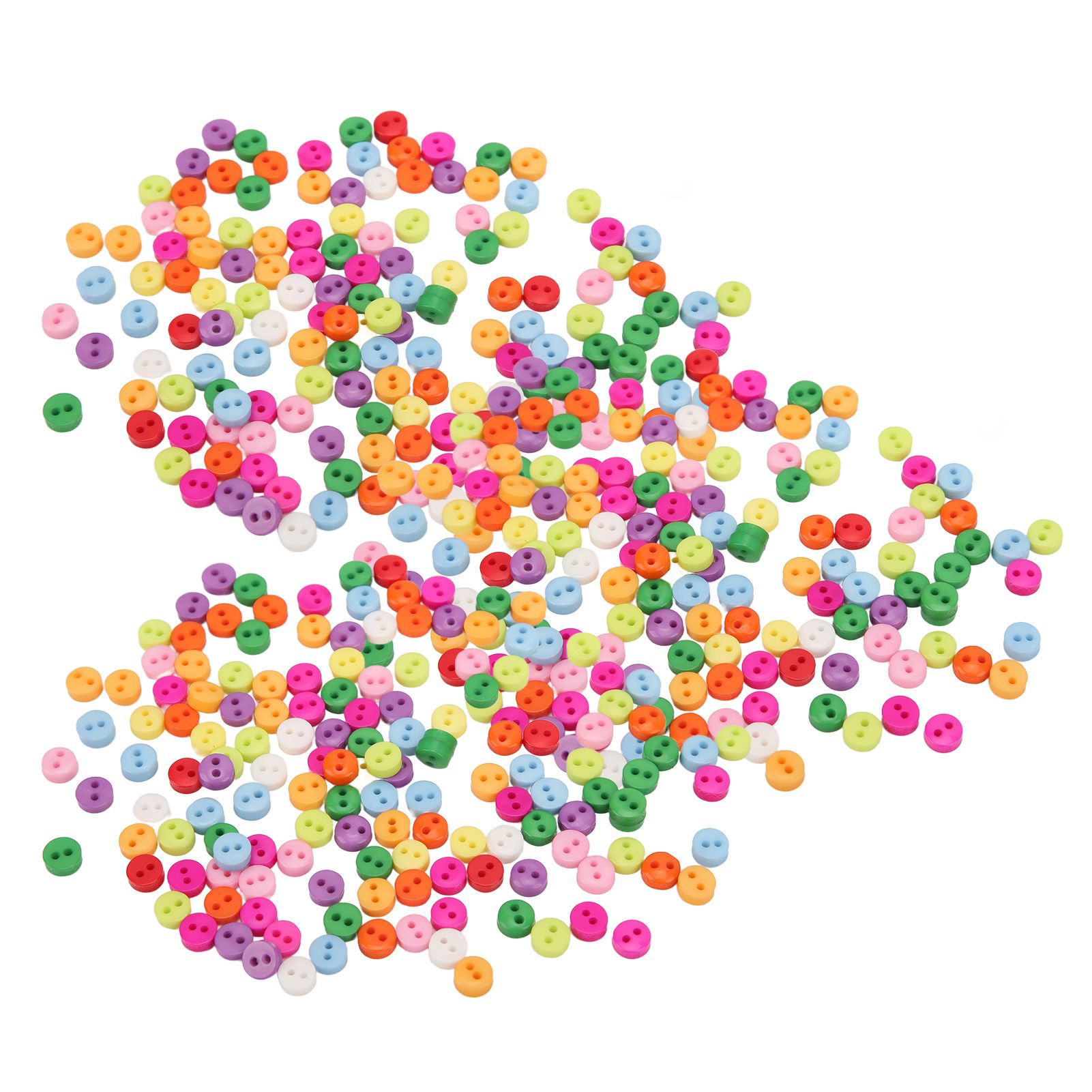 Himeng La 500pcs Sewing Buttons Plastic Resin Waterproof Durable Clothing Accessories for Decoration