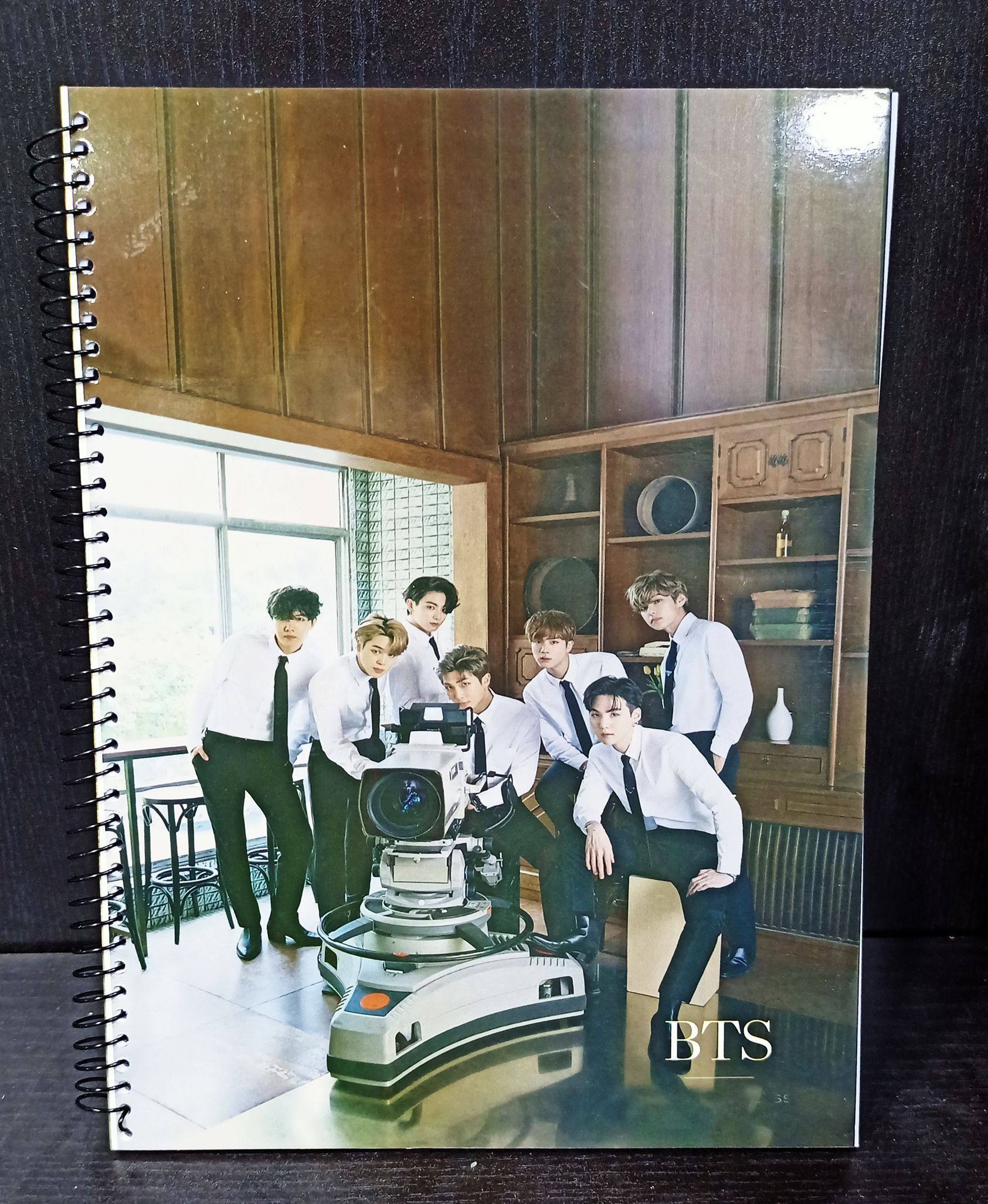 BTS Bangtan Sonyeondan Notebook All member (white shirt formal)