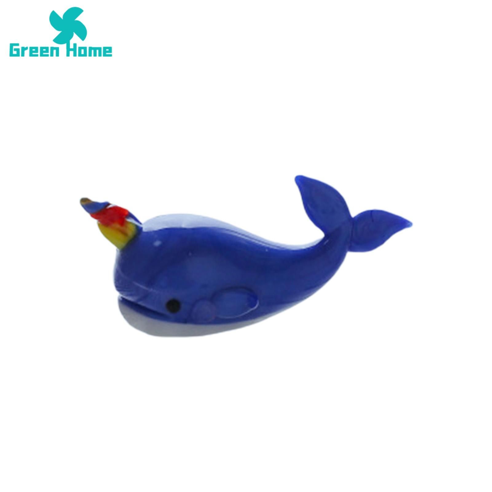 Green Home Miniature Ornament Multipurpose Mini Ocean Whale Desktop Statue Micro Landscape