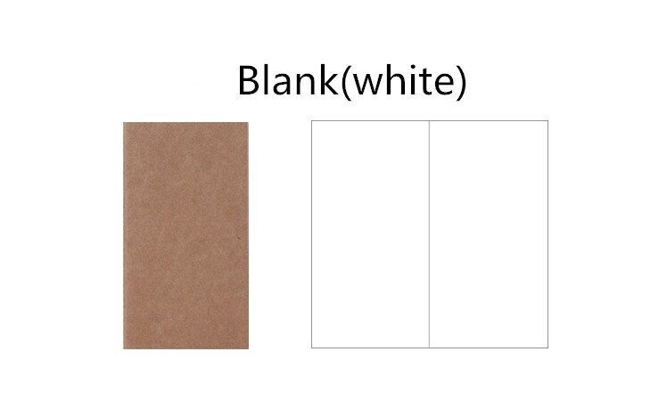Sharkbang 32 Sheets Traveler's Notebook Refill Diary Weekly Monthly Planner Passport Inside Pages Paper Agenda Stationery(null)