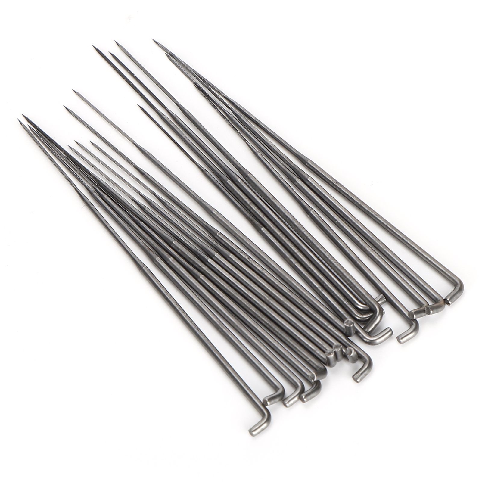Wool Felting Tool Kit Pack Needle Metal Complete with Wooden Handle Bottle for DIY Toy Craft
