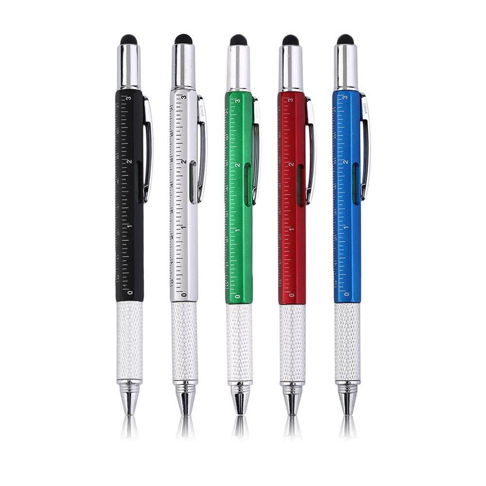 TE 6 In 1 Multifunctional Touch Screen Tool Stylus Pen With Screwdriver