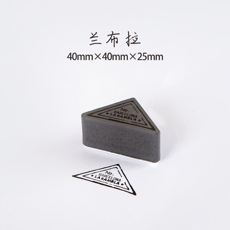 Vintage Irregular Label Series Route 66 Wooden Seal Decoration Wood Rubber Stamp for DIY Scrapbooking Decoration Embossing