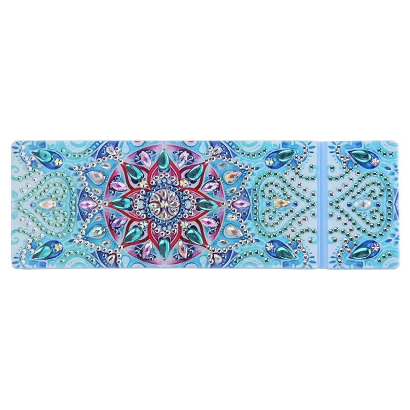Mandala Diamond Painting Stationery Box Pencil Case DIY Children's Point Drill Pencil Case 003