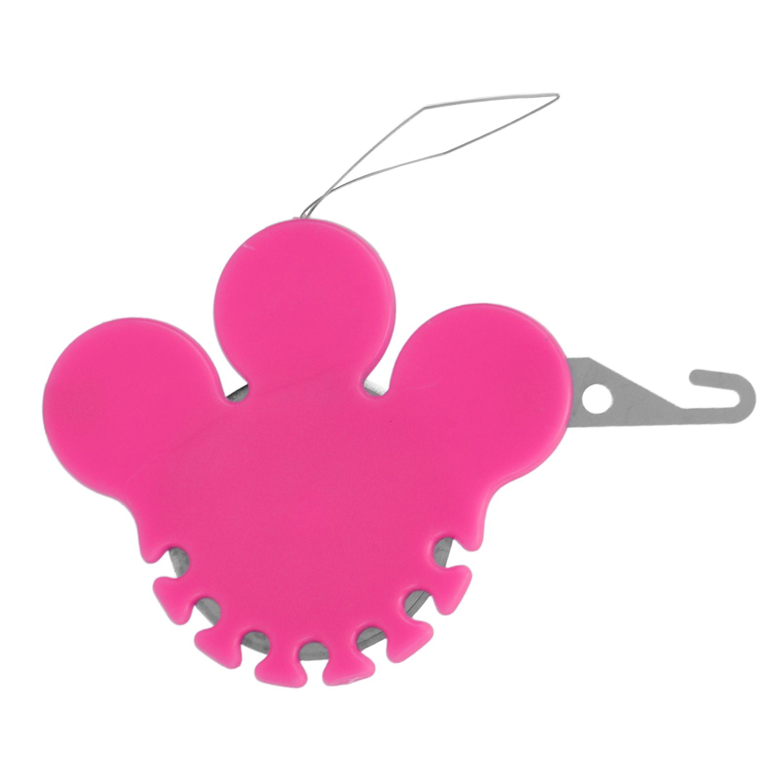 4 in 1 Needle Threader Wear Resistant Lightweight Portable Durable Plastic Material Sewing