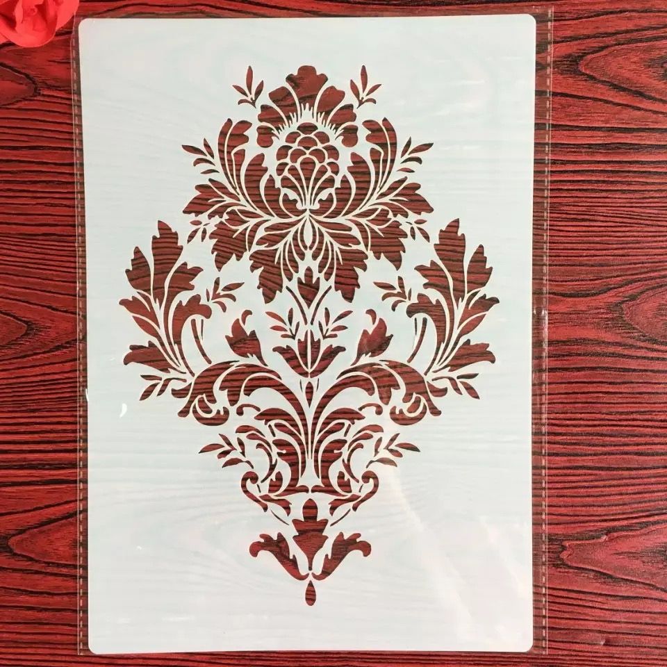 Stencil for Wall & Fashion Painting Template 10 by 12 inch.