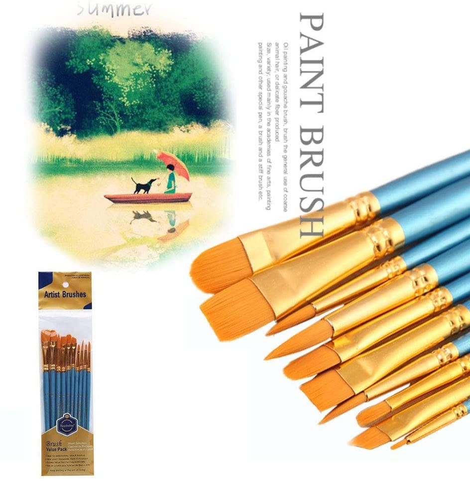 KeepSmiling Artist Brushes Set 10pcs Model:8010
