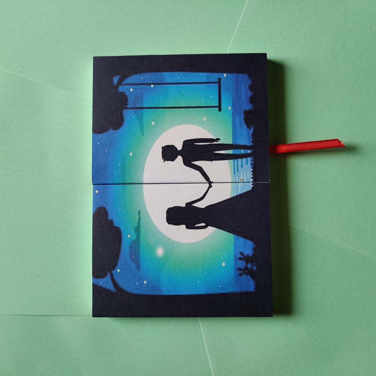 Couple Small Pocket Notebook with BOOKMARKS- Notebook/sketchbook/sketchpad for drawing, sketching, writing with classic look