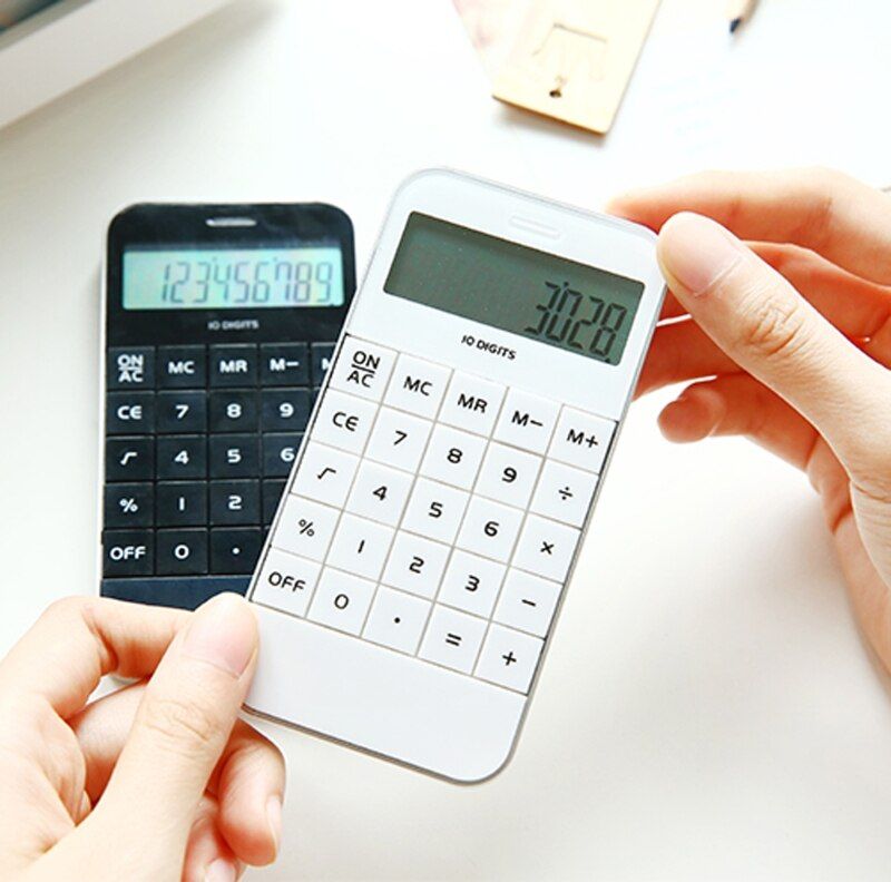 2021  Portable Home Calculator Pocket Electronic Calculating Office SchoolCalculator