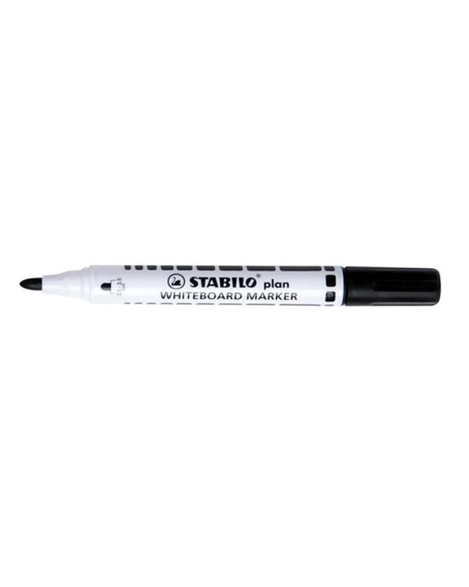 Stabilo - Plan - Whiteboard Black Marker - 10pcs