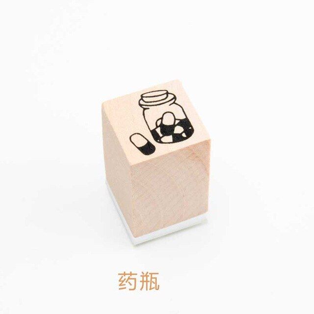 Vintage Life series Food Animal Cake wood stamp DIY craft wooden rubber stamps for scrapbooking stationery standard