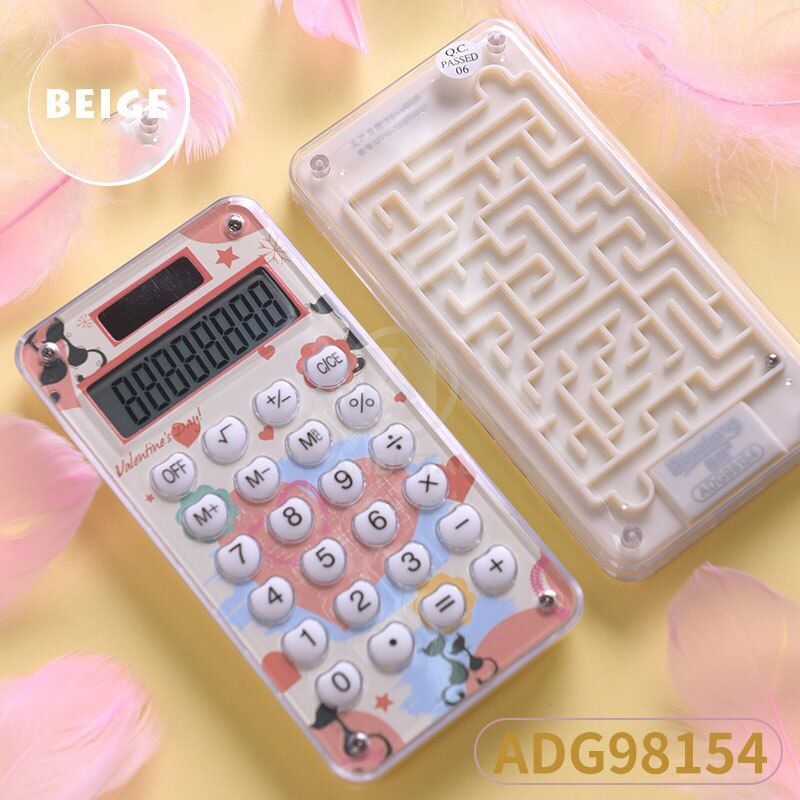 M&G 12-digit Modern Calculator Dual Power Andstal Color Caculator Cute Small Solar Calculators Scientic Calculater School exam