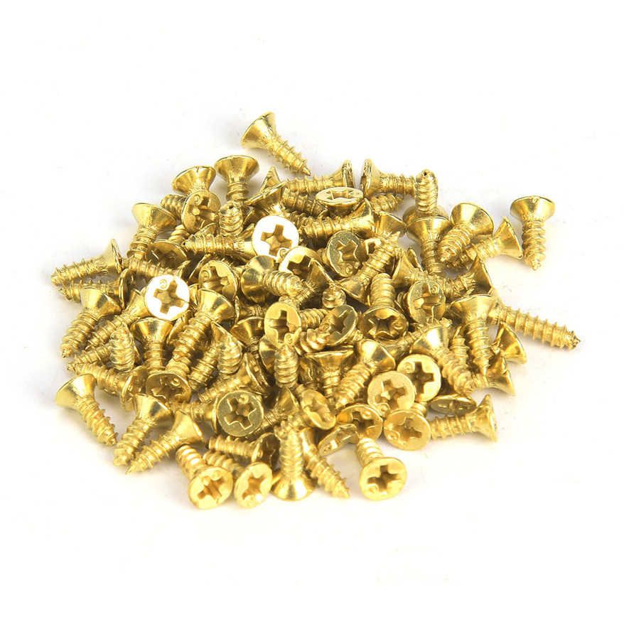 Iron Screw Self-Tapping Made Antique Flat Head Screws 500g for Multiple Purpose