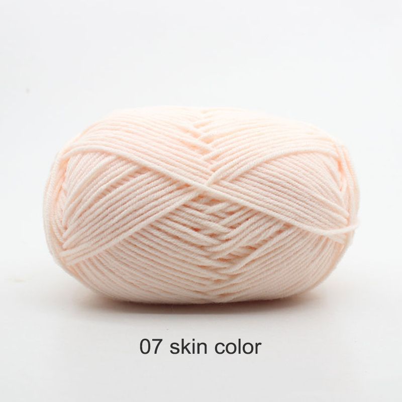 【BestGO】 Sweater Anti-Static 50g Milk Cotton Yarn Hand Knitting Supplies Soft Knit Blanket Toy Wool Crochet Yarn