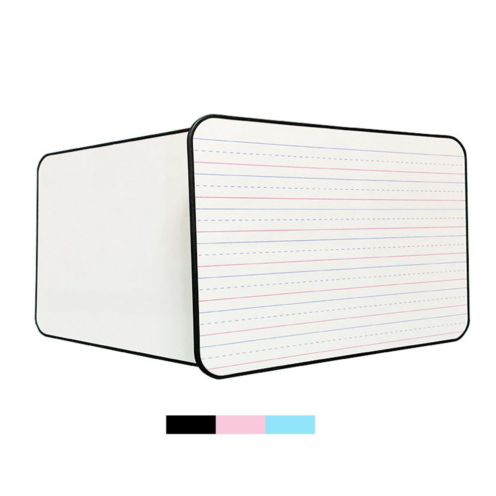 ldren's affiti Whiteboard Double-sided Four-line hree-plaid Non-magnetic Drawing d" color