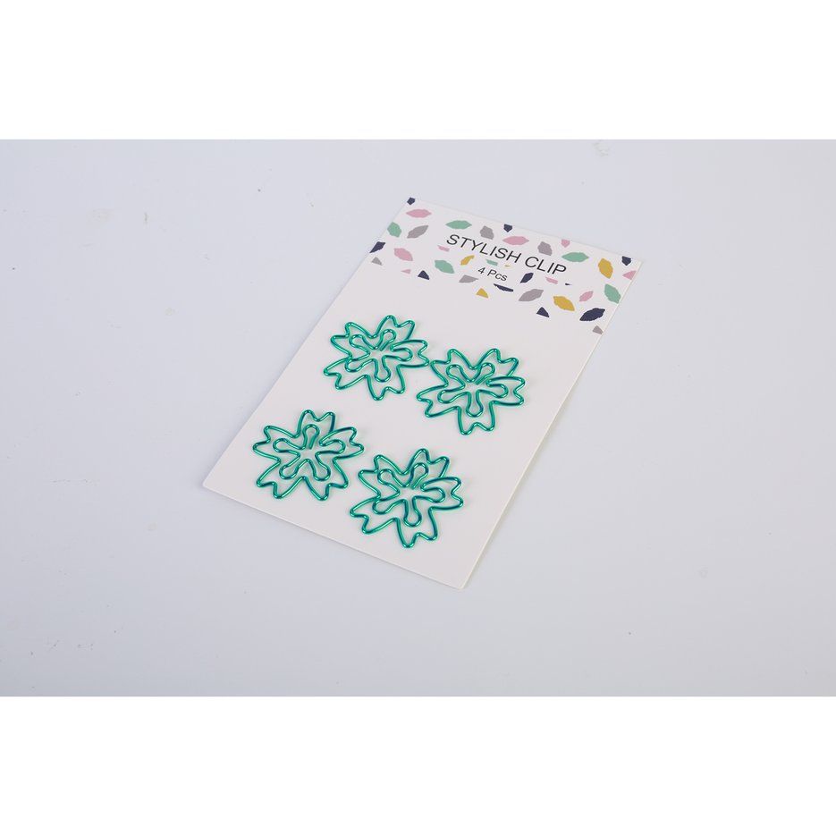 Sun Flower Cute Paperclip Clip Book Paper Clip Student Stationery 4Pcs