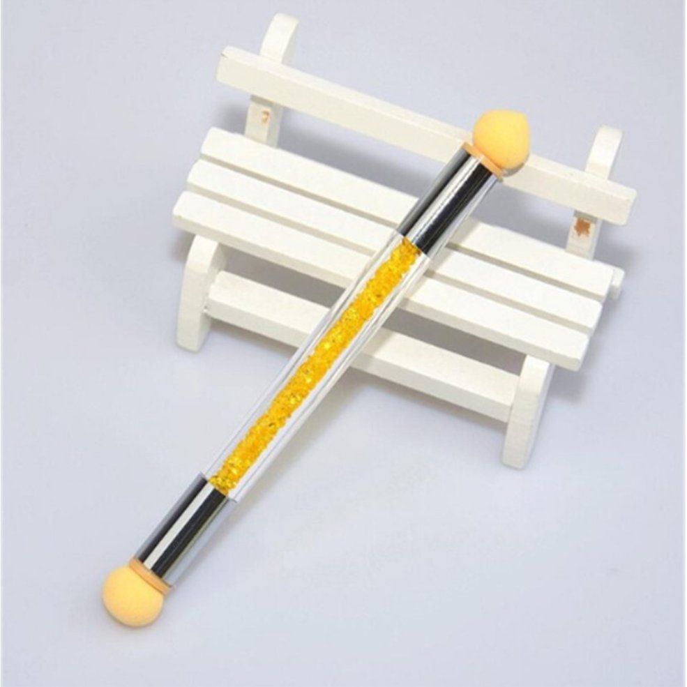 MA Gradual Change Pen Dyeing Pencil Point Pen Colored Drawing Nail Pencils Tool-yellow