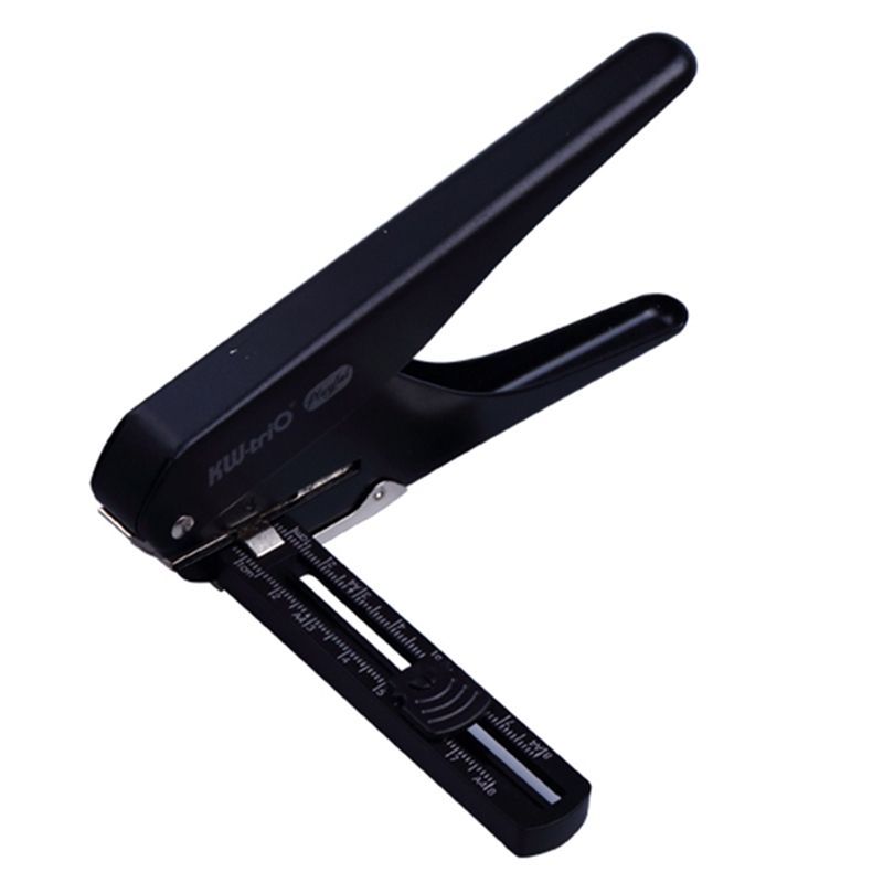 KW-TRIO Single Hole Paper Punch Handheld Metal Loose-Leaf Paper Hole Puncher for A4 A5 B5 for Notebook Scrapbook Diary Binding