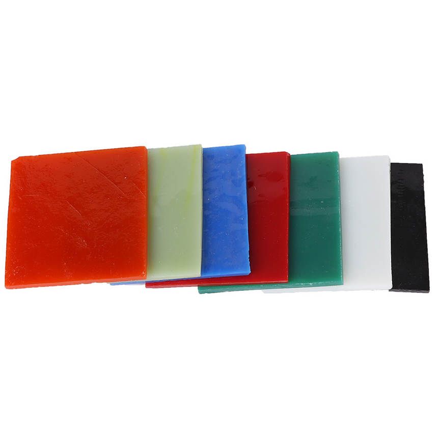 7 Pcs Creation Hand Made Decoration Tool Colors Glass Sheet for Microwave Oven Decor
