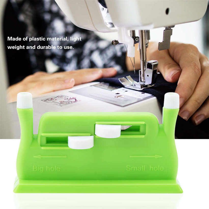 Useful Convenient to Finish Needle Threader Green Insertion Tool Light Weight Plastic Travel Beginners Home for Moms