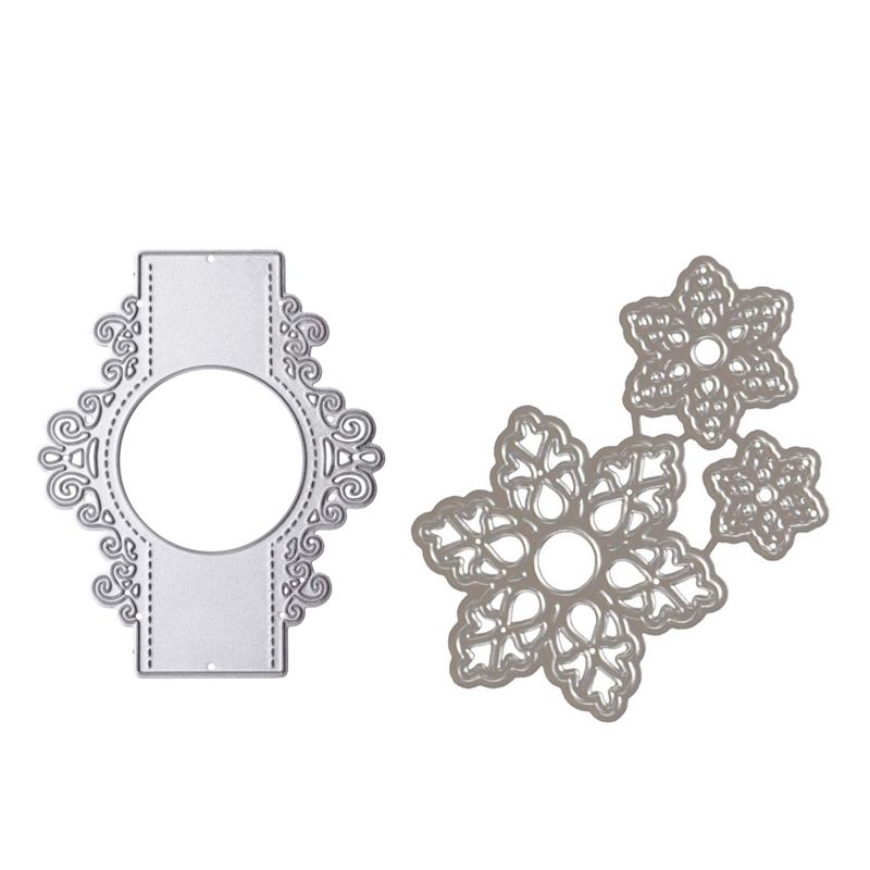 Scrapbooking Punching Die Cutting Cutting Stencils Embossing Machine Cutting Dies, Accessories for Sizzix Big Shot and Other Punching Machine 1x (H) & 3x (A)