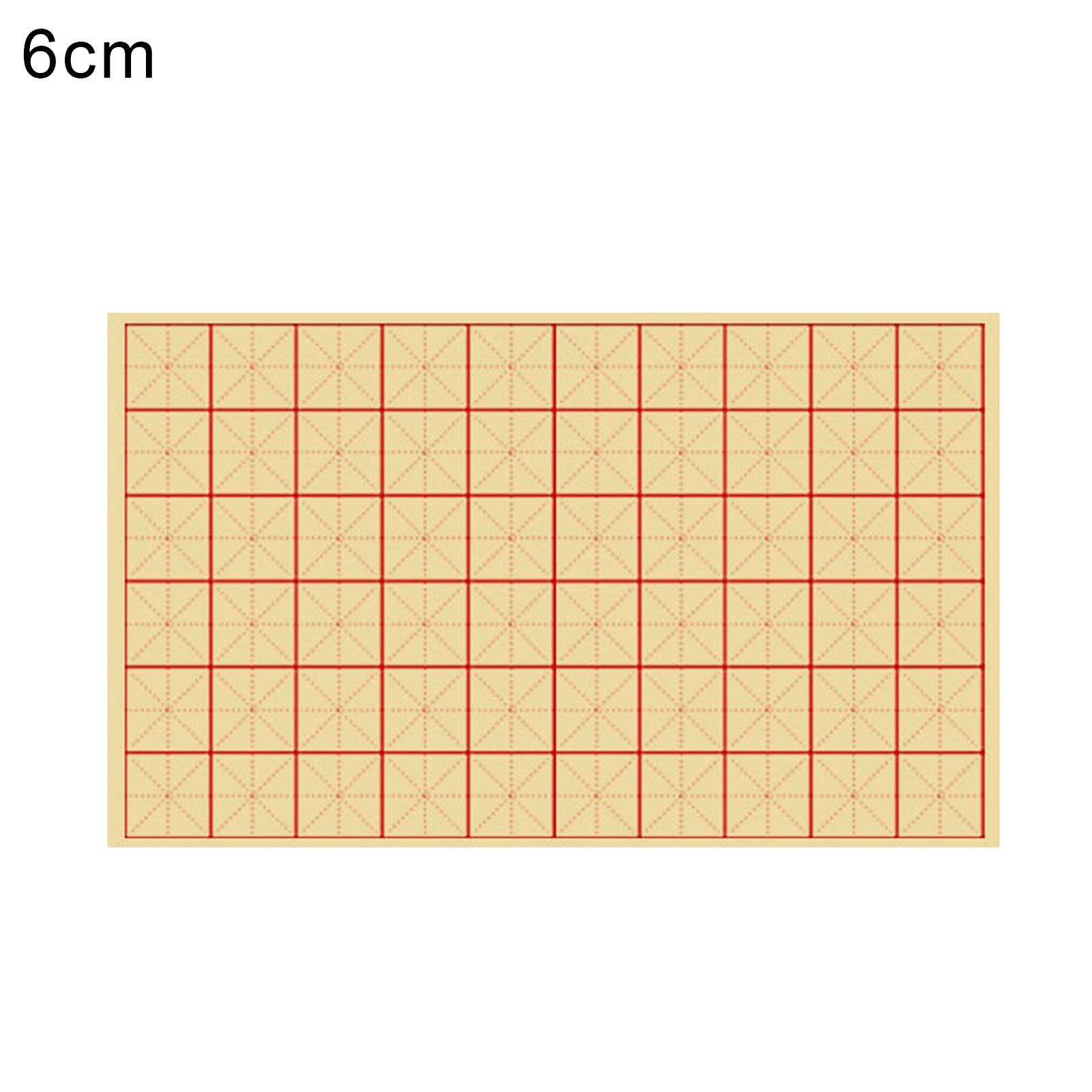 70 Sheets Xuan Paper Thicken with Grids Solid Color Practical Calligraphy Paper for Student