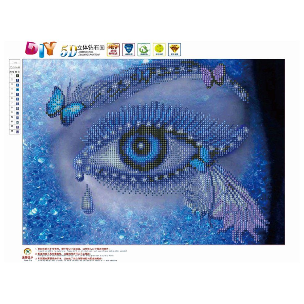 MA 10040x30CM eyes-multi-color