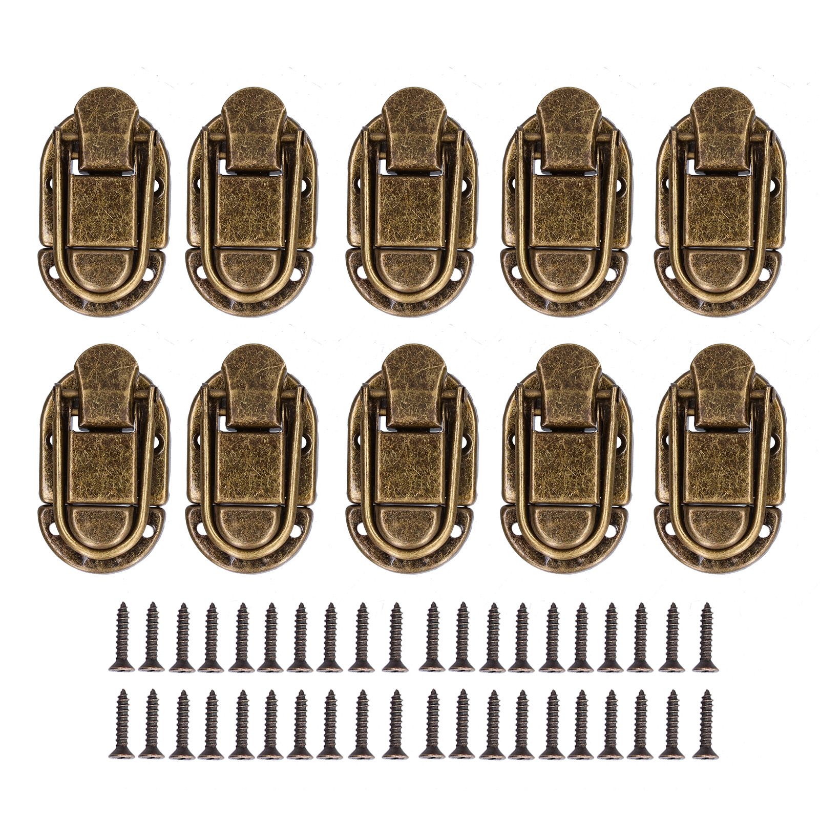 10pcs Metal Locks Green Bronze Vintage Exquisite Decorative Case Gift Box Bs3
