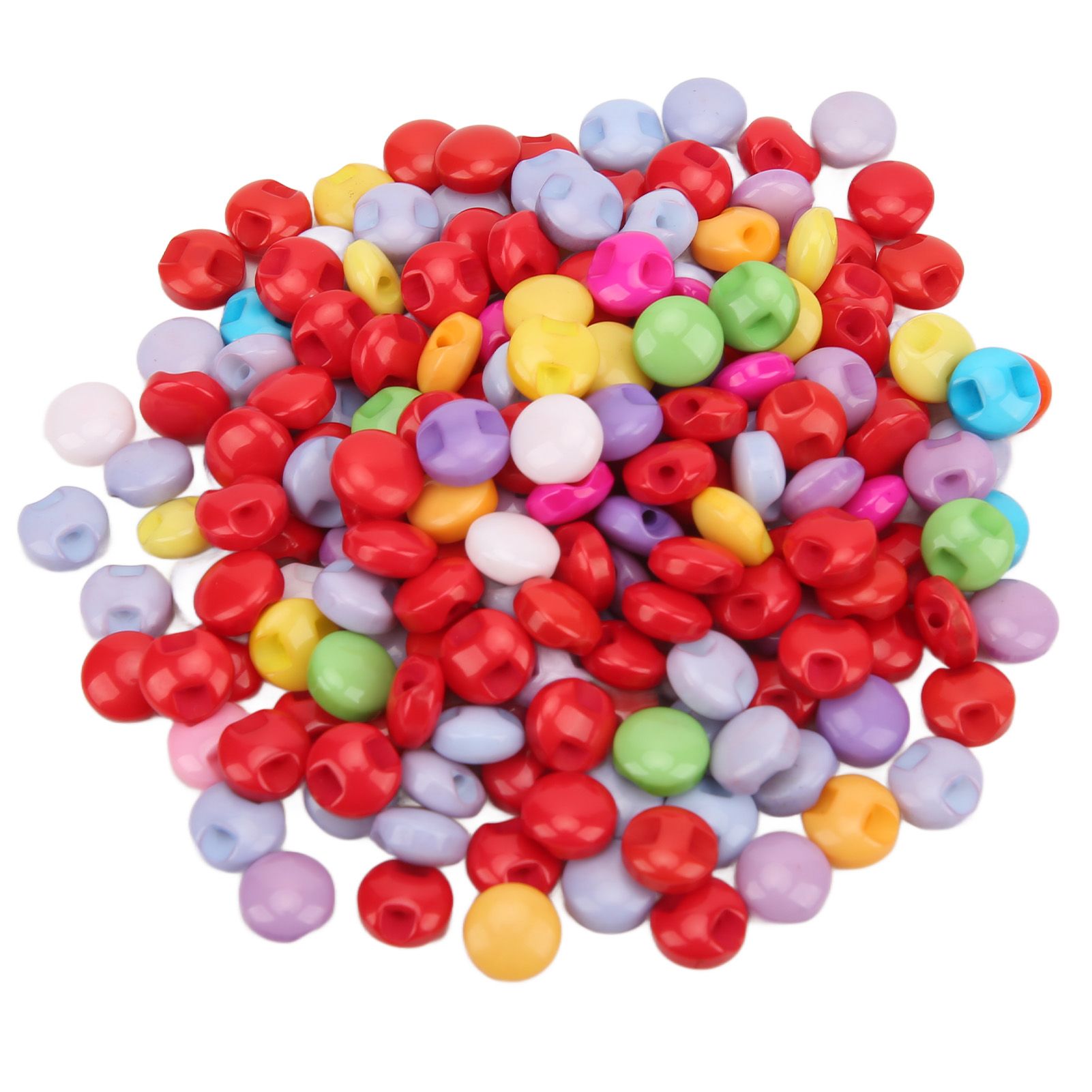 2 Holes Decorative Buttons 200 Pcs Round Resin With X