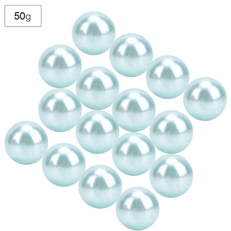 50G Non-Porous Imitation Pearls Decoration HairClothes Supplies Jewelry Accessories 6mm