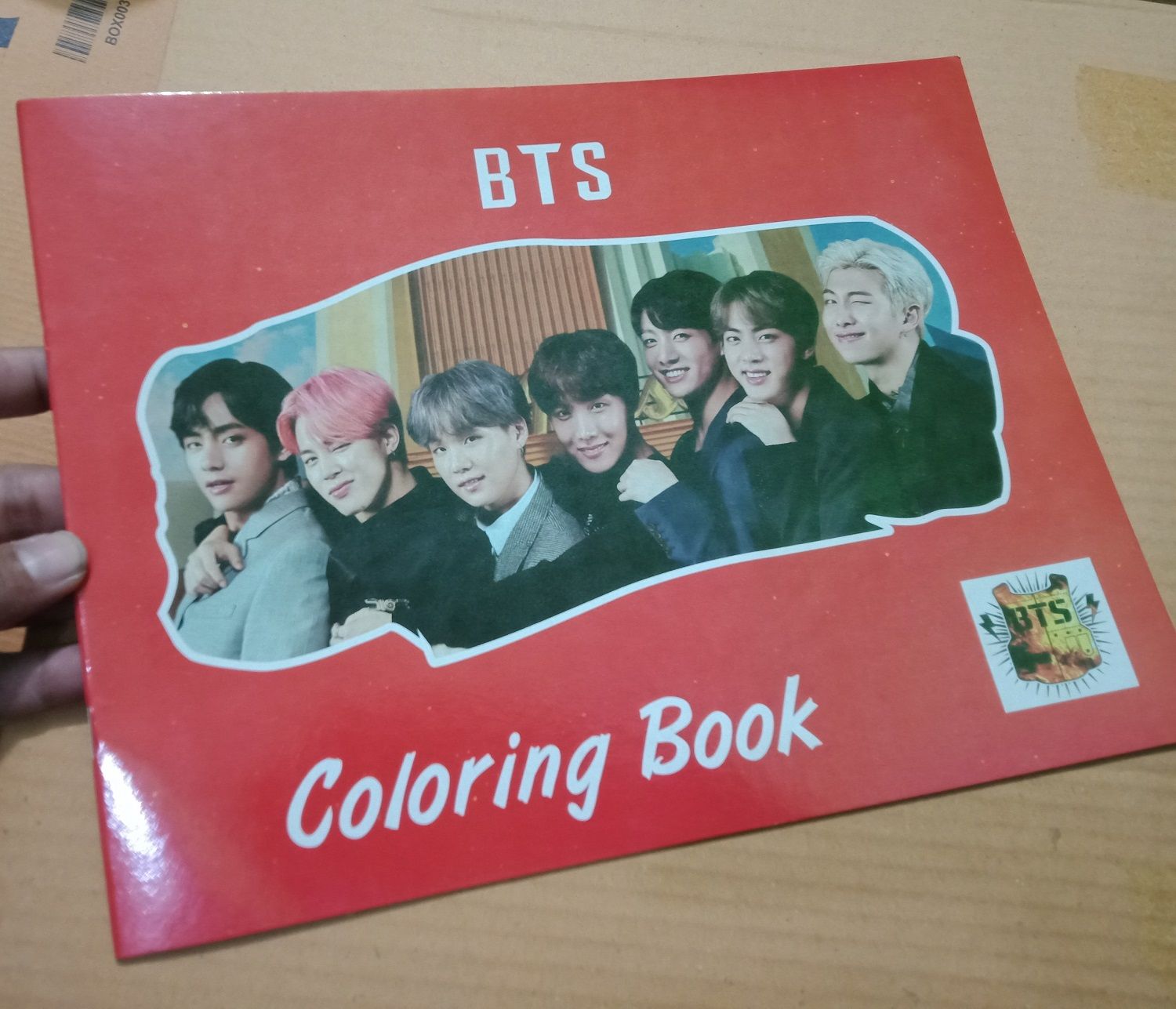 BTS member art Coloring Book for KPOP Fans