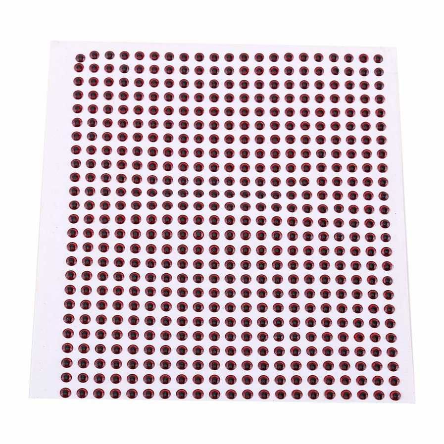 500pcs 3/4/5mm Fishing Lure 3D Eyes Fly Tying Crafts Jig For DIY Baits New
