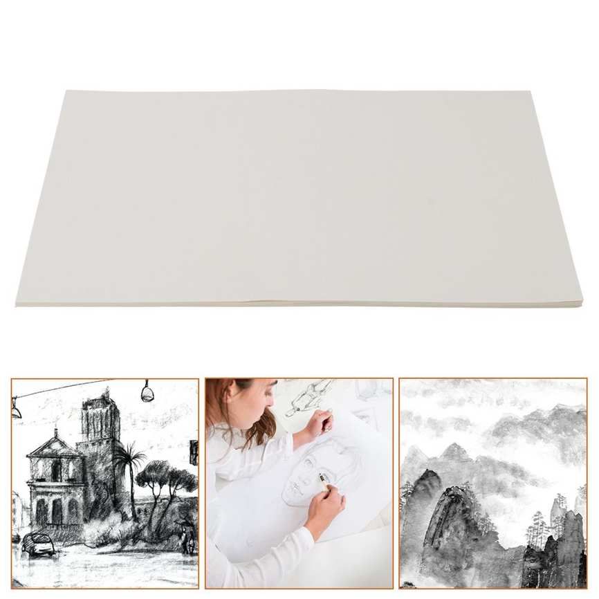 20 Sheets Set Sketch Art Painting Paper Sketching Wood Pulp Drawing Supply