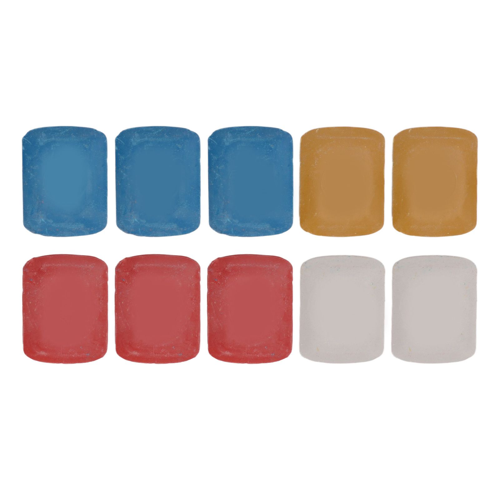Himeng La 10Pcs Tailors Chalk 4 Colors Wide Application Easy Removal to Apply Fabric for Tailoring DIY