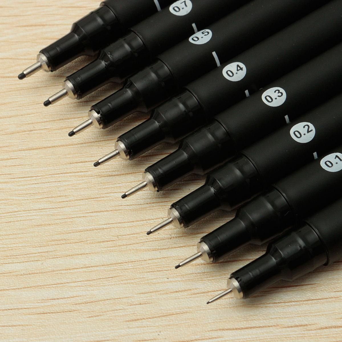 1ps Faith Pen Fineliner Artist Pen Fine Point Painting Pen Comic Pen Marker Drawing Pen 0.05, 0.1, 0.2, 0.3, 0.4, 0.5, 0.7, 0.8 , 1.0