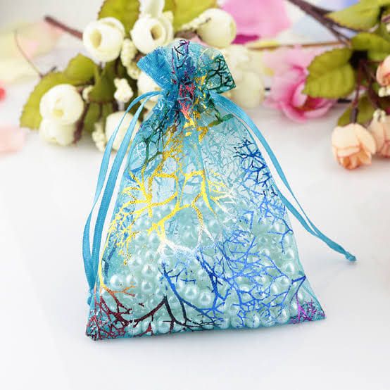 Root Organza Bag- 5 pcs - Zipper Bag