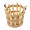 1/12 Dollhouse Simulationni Wooden Vegele Basket Model Toy Ornament Decor