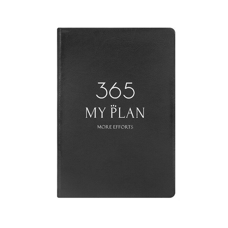 Ruize 2020 Self-filled Schedule A5 Notebook Planner Diary Leather Cover Creative Plan Note Book Agenda Stationery 200 Sheets