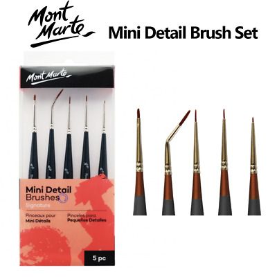 Mont Marte Mini Detail Liner Brush Set 5pce