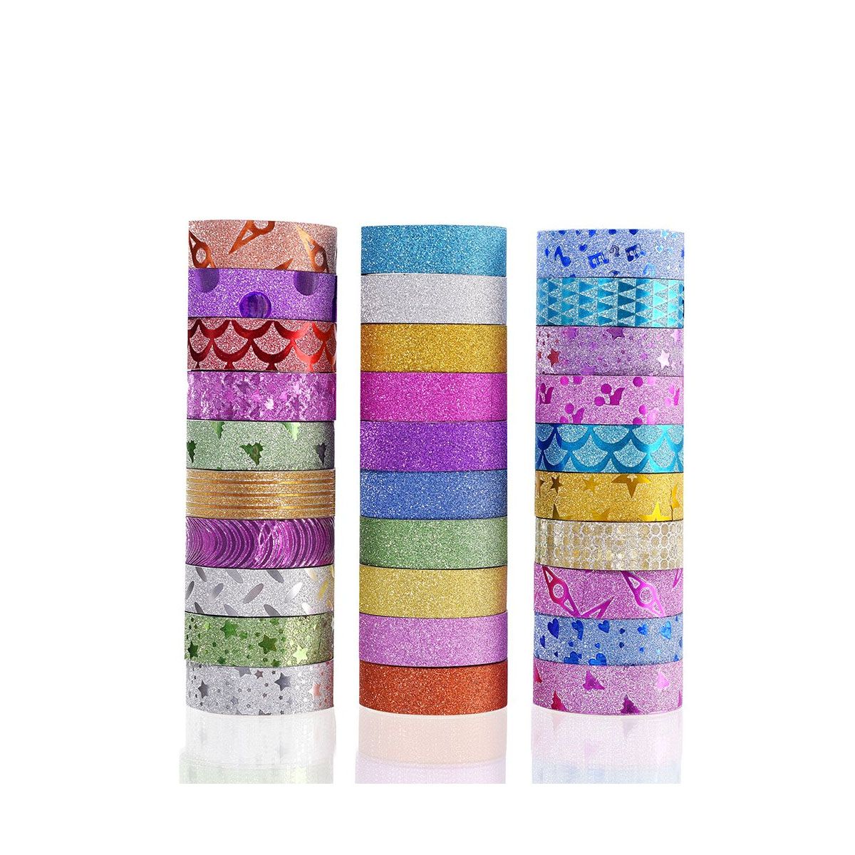 Colorful Washi Tape - 10pcs