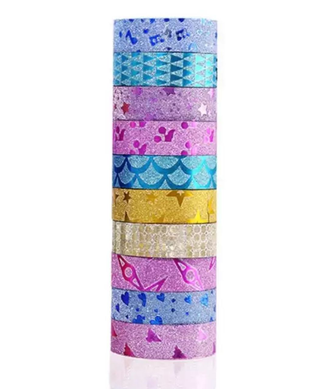 Washi Tape / Design Tape - 10 Piece [ Multicolor Set ]