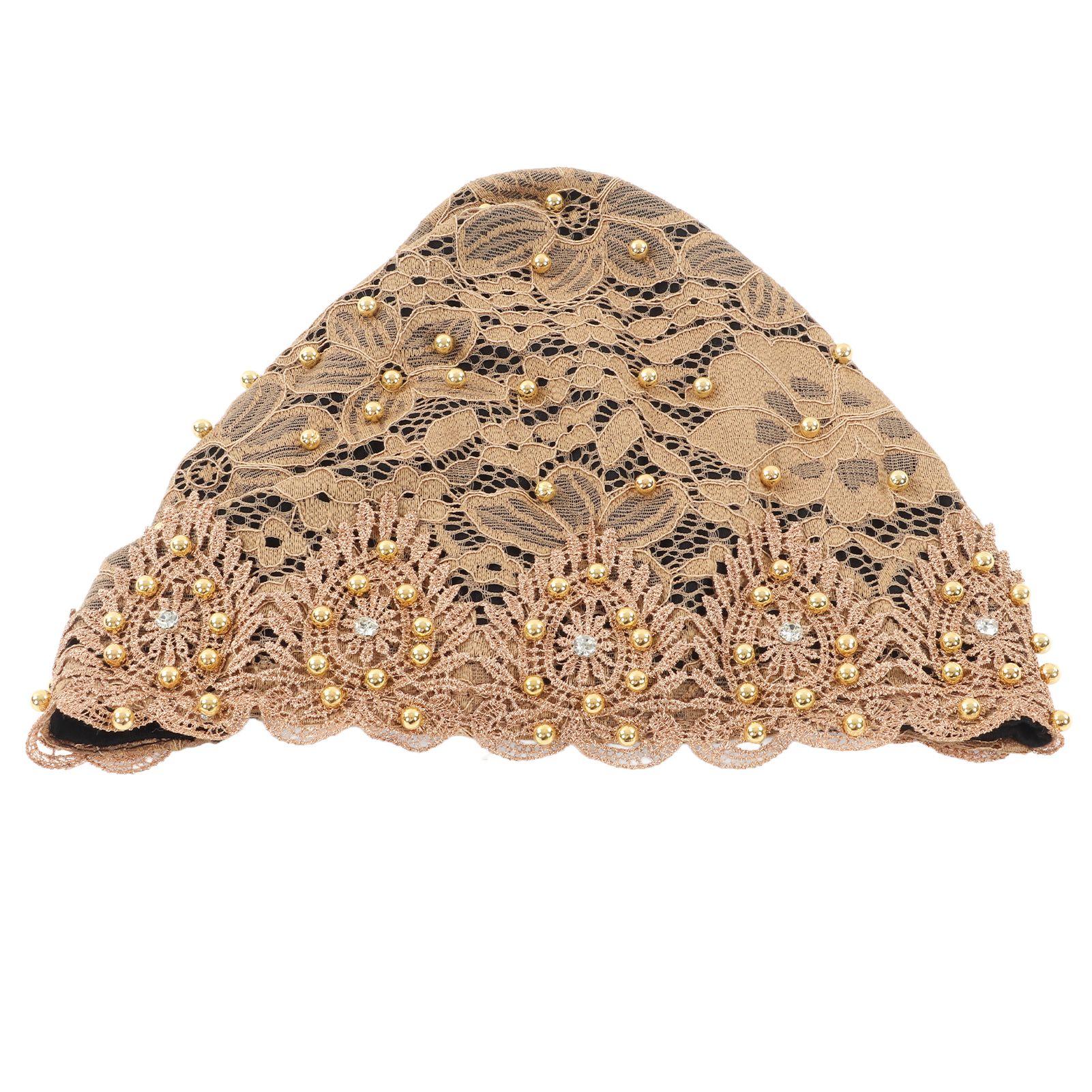 Muslim Turban Hat Comfortable Breathable Women Floral Design Stretch Head Wrap for Daily Use Worship