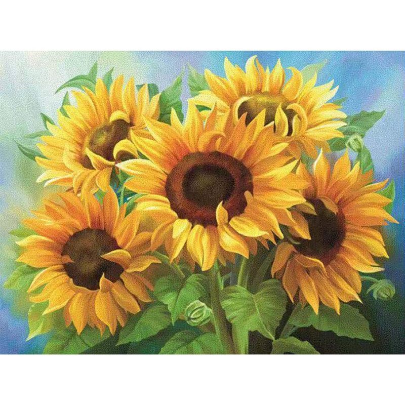 Diamond Painting Kits for Adults Kids, Full Drill Painting Rhinestone Embroidery Pictures (Sunflower)