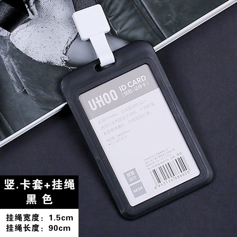Id Card Holder Lanyards Id Badge Holder Plastic Porta Credencial Name Tag for Exhibition Identify Card Office Credenciales