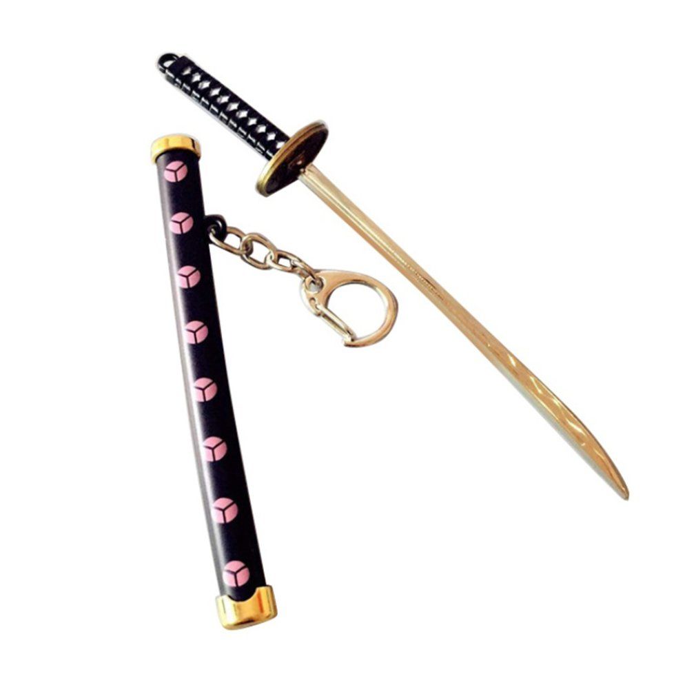 Exquisite Weapons Model Sheathed Knife Clasp Japanese Sword Keychain Anime