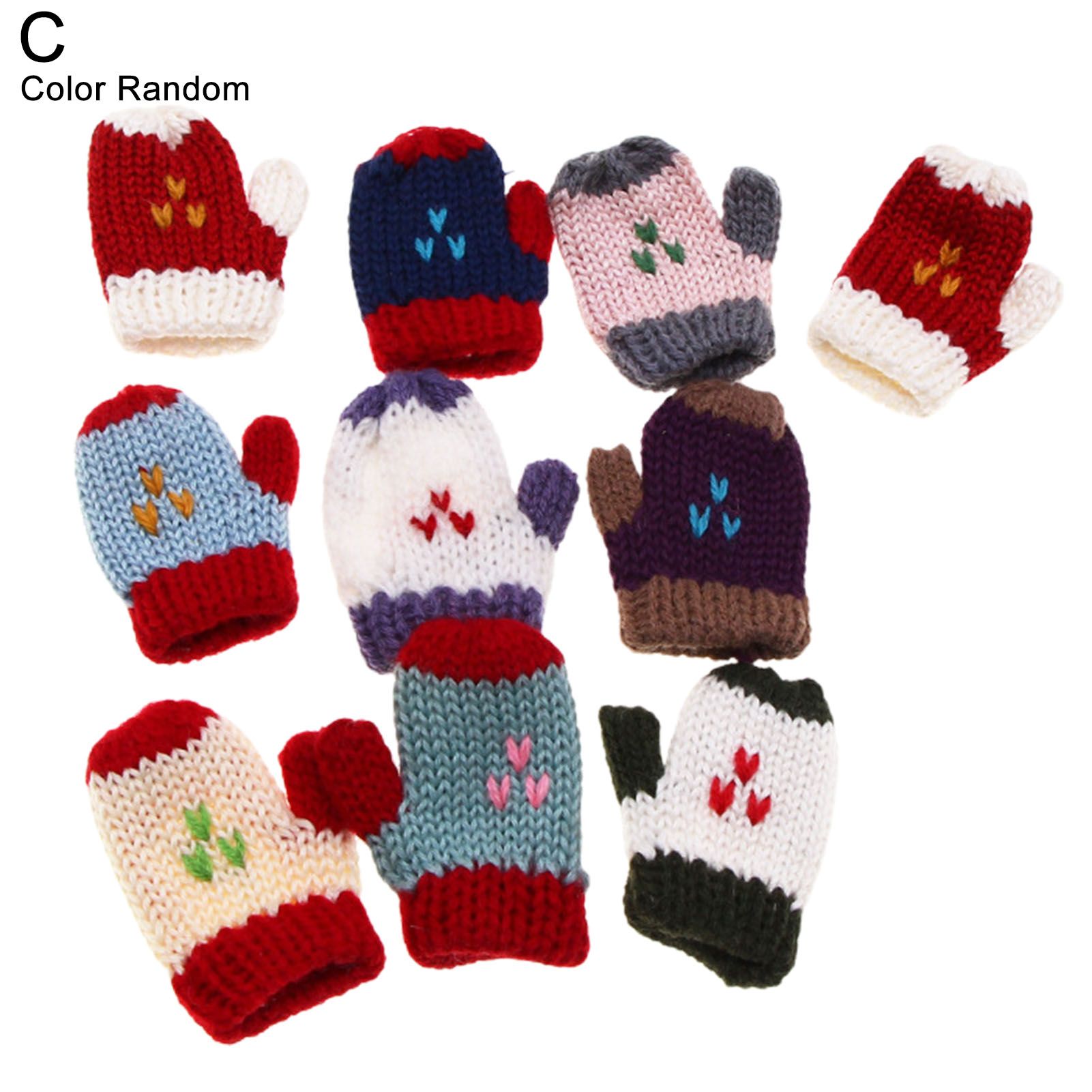Colorfulni Glove Stylish Porle Dollhouseni Knitting Glove