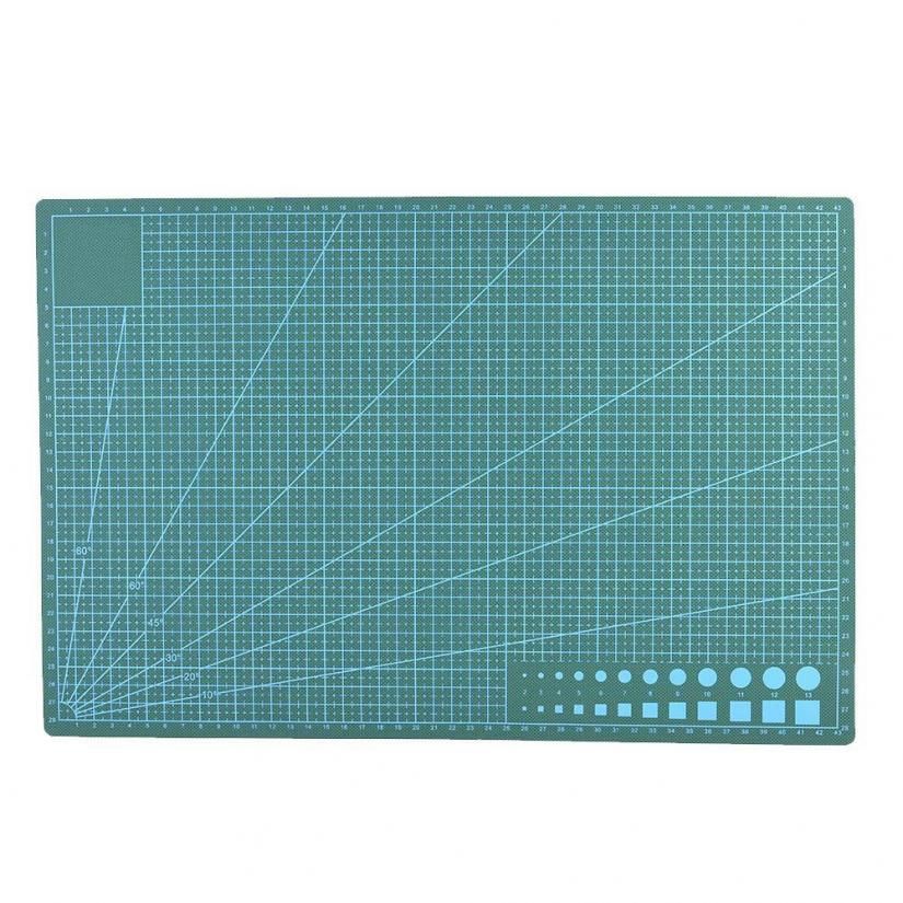 A3 Grid Lines PVC Cutting Mat Self-healing Paper Leather Fabric Cutting Board